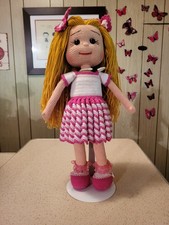 Beautiful Amigurumi Crochet Handmsde Doll/14-15 Inches In Height