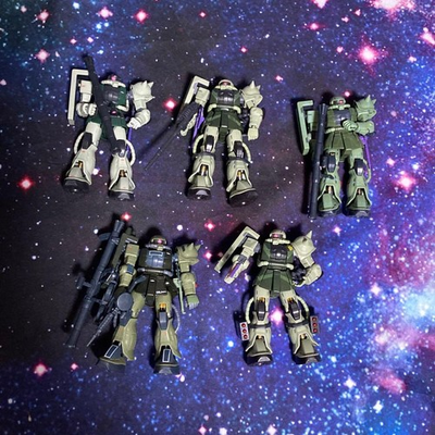 #ad 1 200 High Con Pro Zaku Set of 5 Figures No Box $169.10