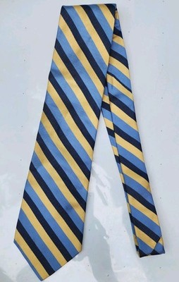NWOT Tom James Corporate Image striped tie 3.75''x59.5'' Hand Made USA.