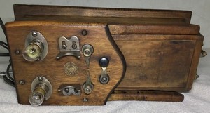 antique JEFFERSON COIL + SPARK PLUG TESTER old FORD Model T vintage car/TT truck