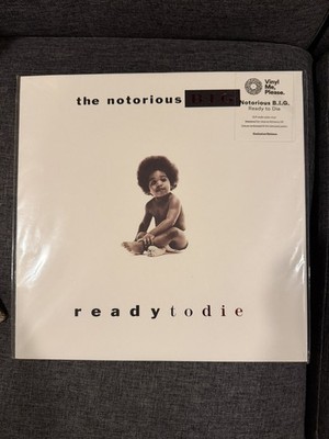 NOTORIOUS BIG Ready to Die - NM 2 x LP - Vinyl Me Please Red Black Splatter