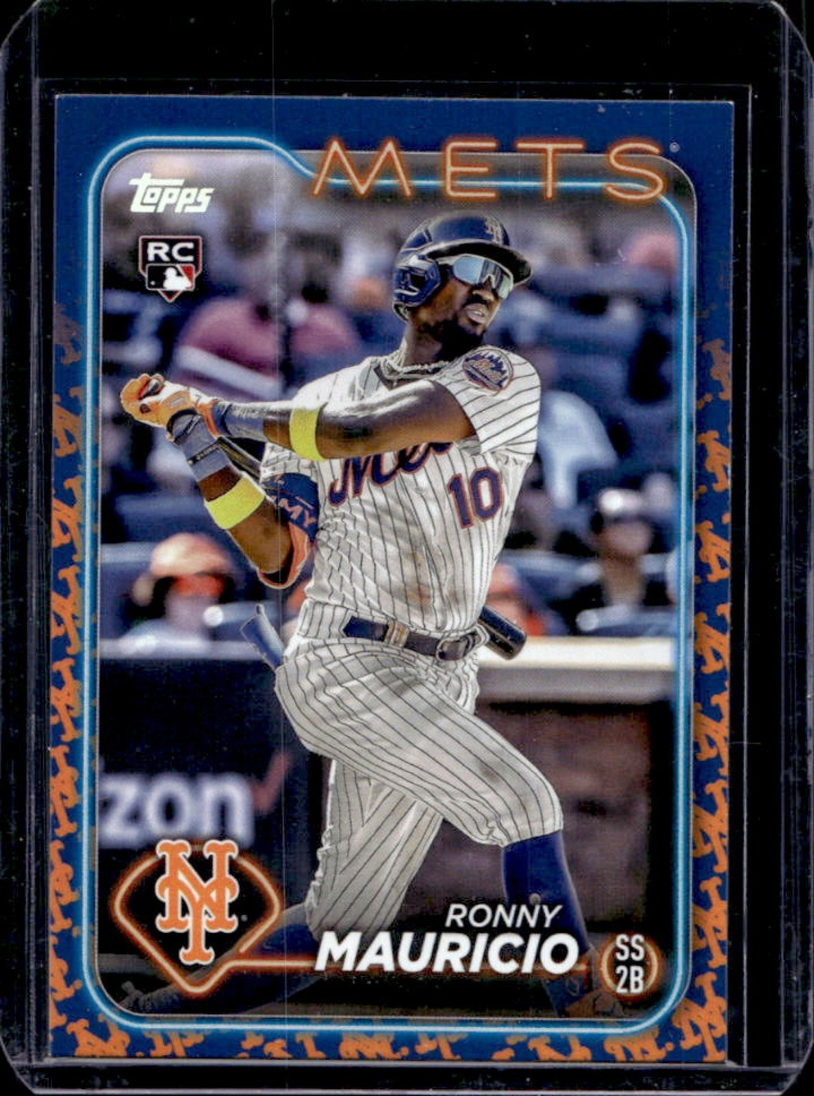 2024 Topps Ronny Mauricio RC Team Color Border Variation Rookie #224 Mets