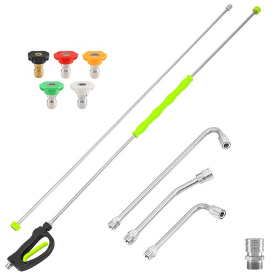 #ad Pressure Washer Extension Wand 120 Inch Stainless Steel 4000 PSI PW76 3 MINGLE $89.99