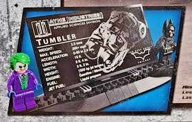 LEGO 76023 - Batman DC Comics Super Heroes: The Tumbler - w/Box & Instructions