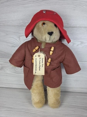 Vtg Gabrielle Designs Paddington Bear 16" Plush Brown Duffle Coat RARE SU3 - Image 1 of 4