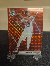 2019-20 Panini Red Mosaic Prizm Cameron Johnson Rookie RC #203