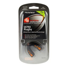 Shock Doctor Dzieci/Dzieci Ultra Rugby Ochraniacze na usta Czarny/Pomarańczowy GT53666