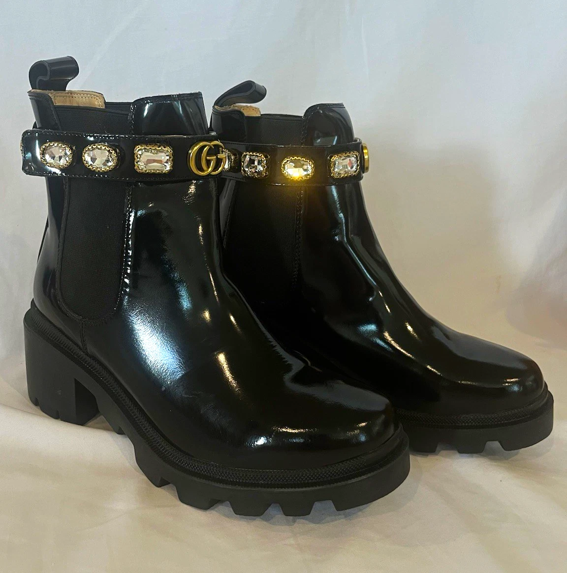 Gucci Patent Leather Boots for Women for sale - eBay