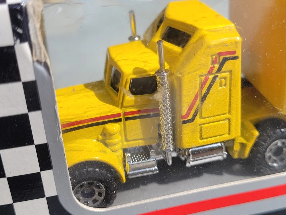 老式 1991 年火柴盒运输车 Pennzoil 拖拉机拖车 - 1: 87 压铸完好无损! — 第 2/4 张图片