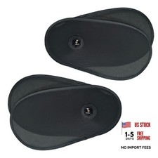 Car Side Window Sunshade, Rotatable Sun Blocker with Suction Cup, 2PCS