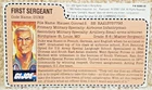 Vintage 1984 GI Joe Duke v1 Mail In Away Filecard File Card Close Up Photo