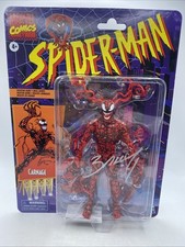 Marvel Legends Spider-Man Retro Carnage 6  Action Figure Target-Signed by Bagley