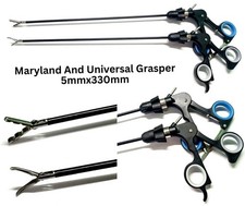 2 PCS Laparoscopic Universal Maryland Grasper Set 5mmx330mm Surgical Instruments