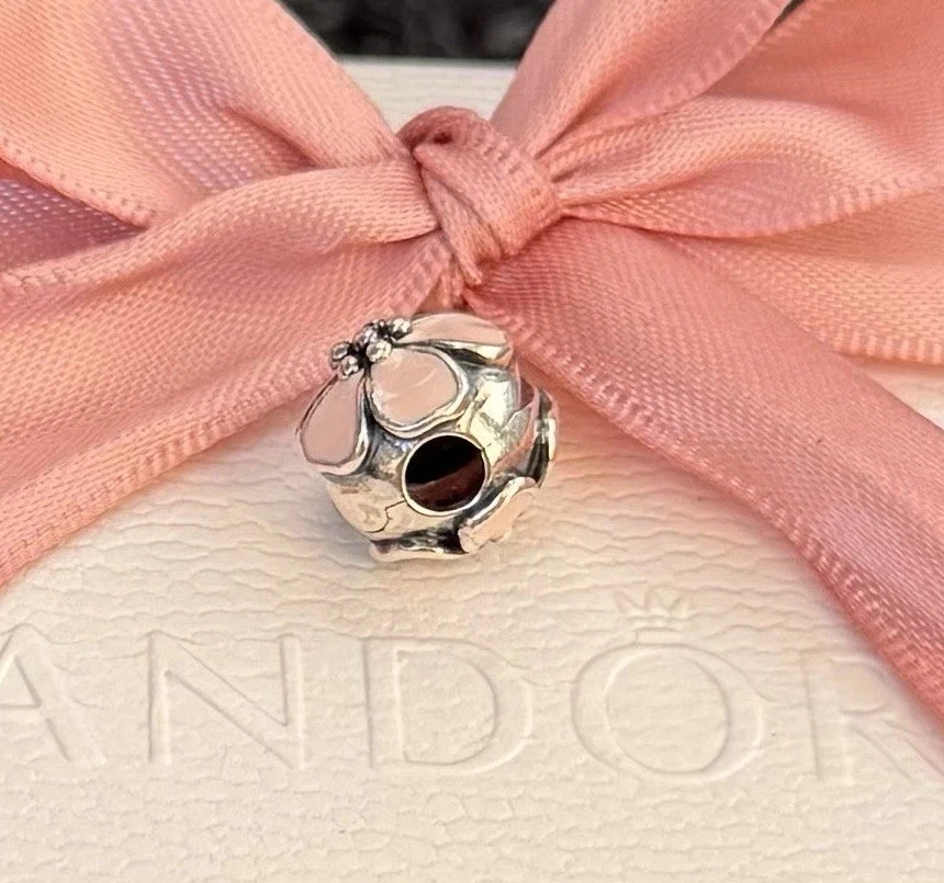 Original Pandora Clip „Kirschblüten“ Oldie 925 Silber #791041EN40 - Bild 3 von 3