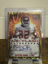 2024 Topps Resurgence Dwayne Bowe Arch Flash Auto Orange 1/50 #AFA-DB KC Chiefs