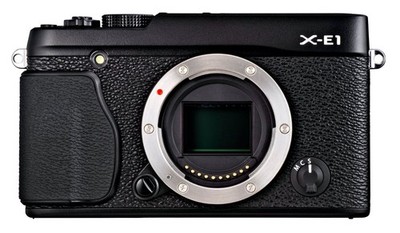 Fujifilm X-E1 16,3 MP Kompaktsystem-Digitalkamera mit 2,8-Zoll-LCD   nur Gehäuse