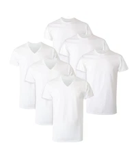 Hanes Men's Crewneck / V-Neck T-Shirts 3-Pack