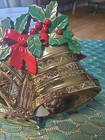 Vintage Christmas Bells  Burwood Products 1991 Gold Tone Plastic Kitschy Retro — photo 2