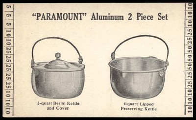 Vintage Postcard Paramount Kettle Pot Cooking