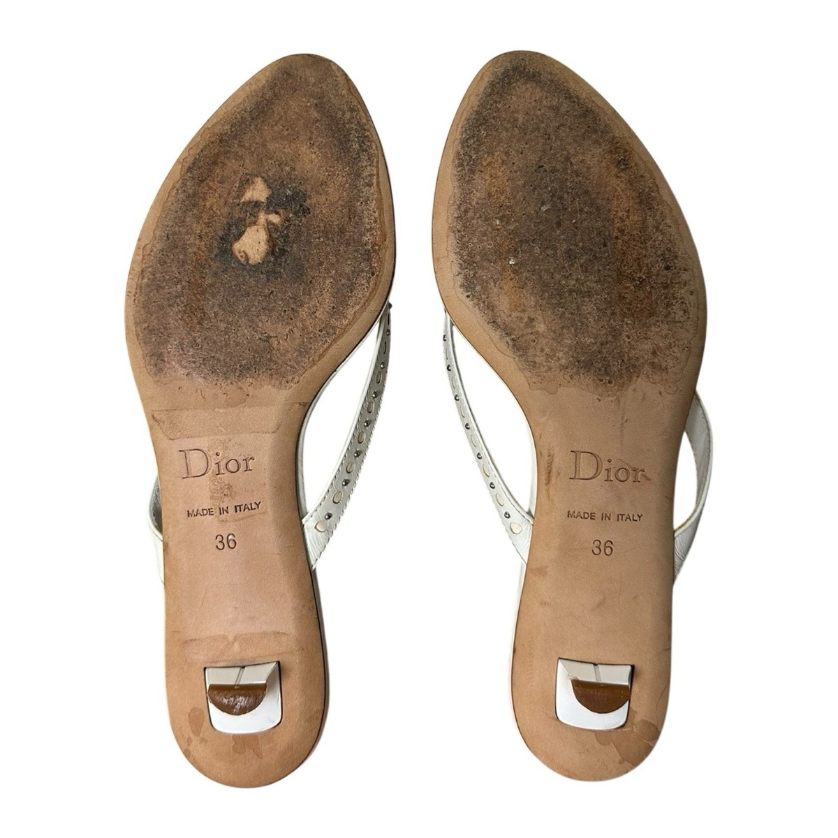 CHRISTIAN DIOR Spring Summer 2004 D'Trick Leather Studded Flip CHRISTIAN DIOR Spring Summer 2004 D'Trick Leather Studded Flip