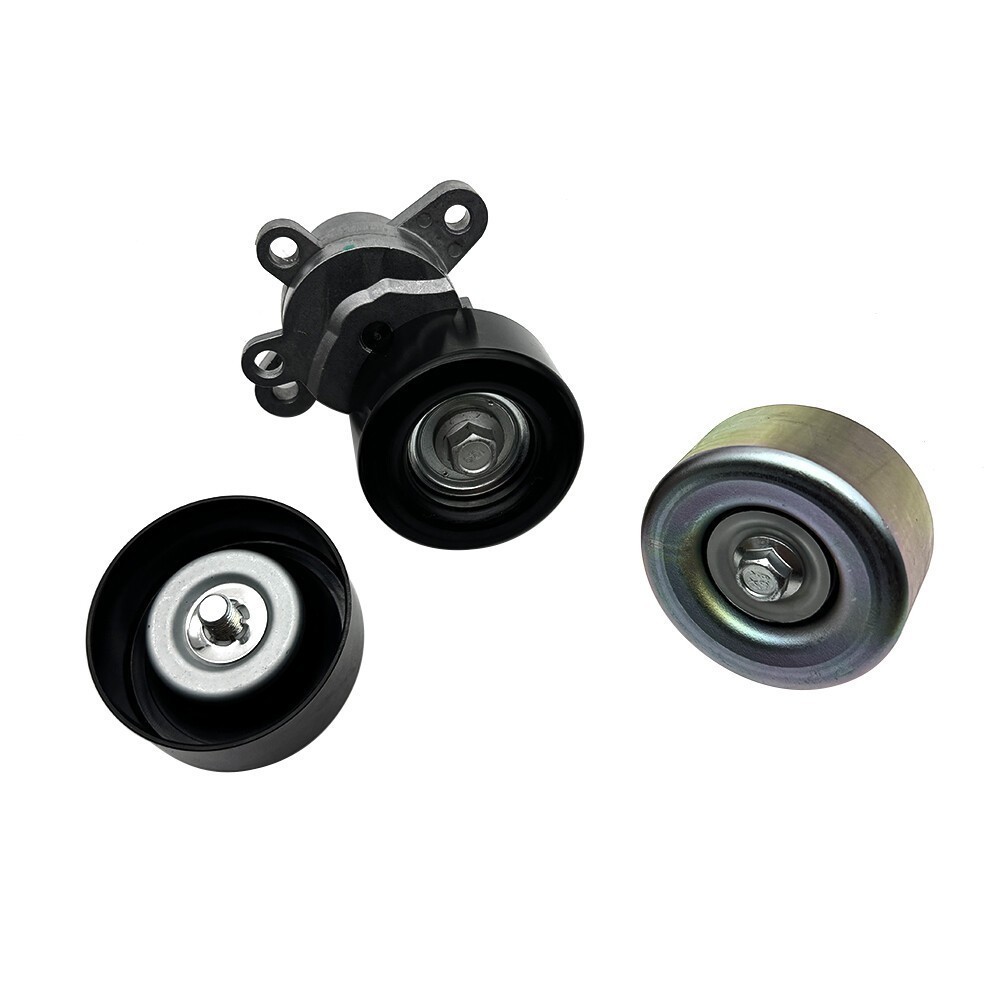 3x Belt Tensioner Pulley & Belt Pulley Kit For Nissan Altima Maxima Murano NEW