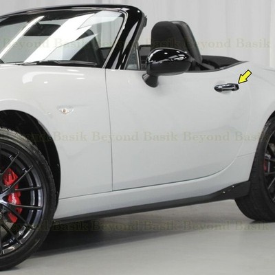 For 2016-2026 Mazda Miata MX5 GLOSS BLACK Door Handle COVERS With