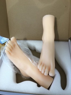 2 Stück realistische weibliche Schaufensterpuppe Display Fuß   Fußfetisch,