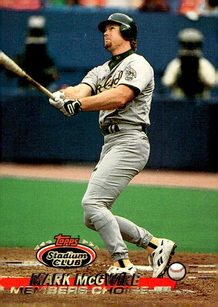 1993 Stadium Club #595 Mark McGwire Members Only