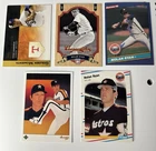 Nolan Ryan 5 Baseball Card Lot  Astros/Rangers 1986-90/12