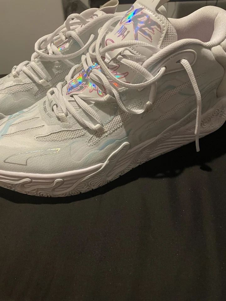 Lamelo Ball Size 11.5 Iridescent Basketball Shoes Semi Used No Box - Image 3 of 4