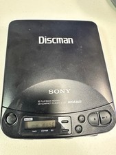 VTG Sony Discman D-121 CD Compact Player 1993 MegaBass Portable Player Works