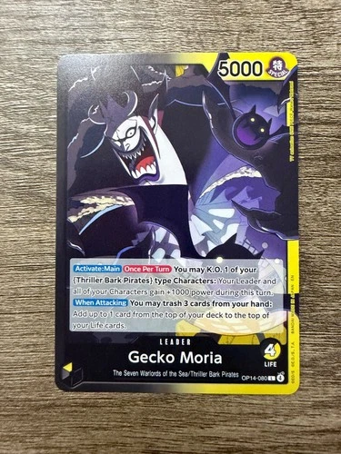 Gecko Moria Leader OP14-080 - One Piece TCG: The Azure Sea's Seven - English