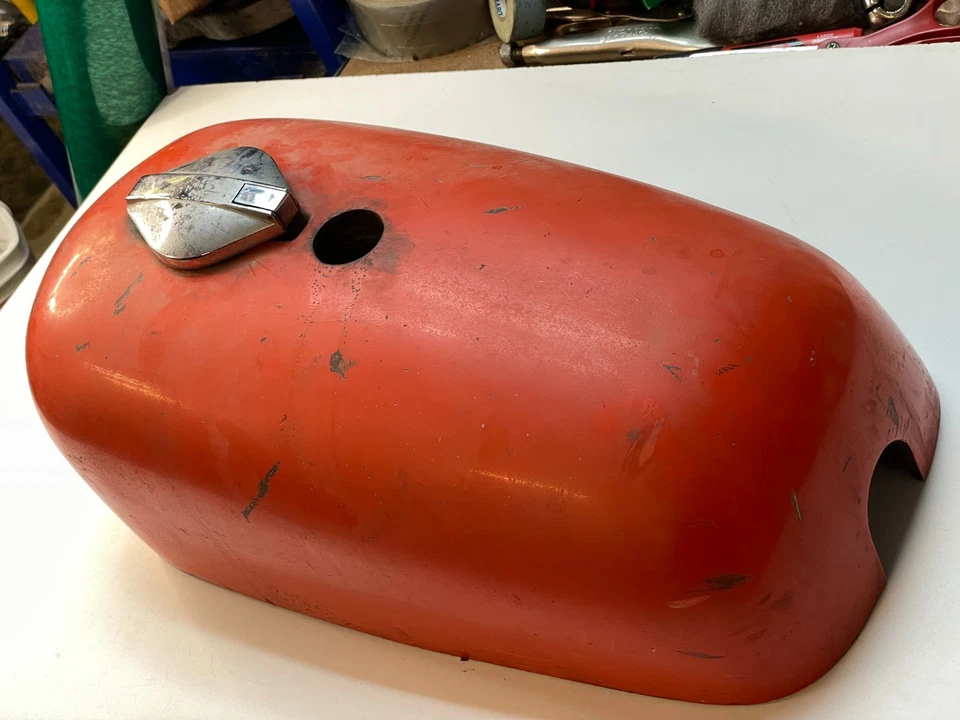 BSA Spitfire Thunderbolt A65 Lightning Firebird Hornet Fiberglass Gas Tank - Image 4 of 4
