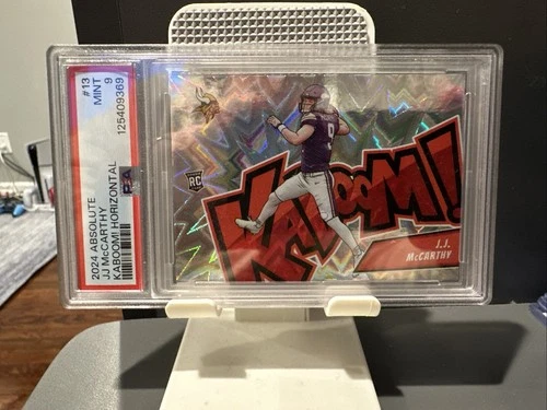 2024 Panini Absolute - Kaboom! Horizontal J.J. McCarthy #13 (RC)