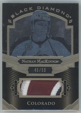 2016-17 UD Black Diamond Nathan MacKinnon BDB-NM Base Pure Black /50