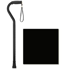 Heavy Duty Walking Cane with Offset Handle 500 lb. Weight Capacity Lightweigh