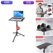 Pyle Projector Stand 28" 46" Height Adjustable Tripod Projector, Laptop, DJ