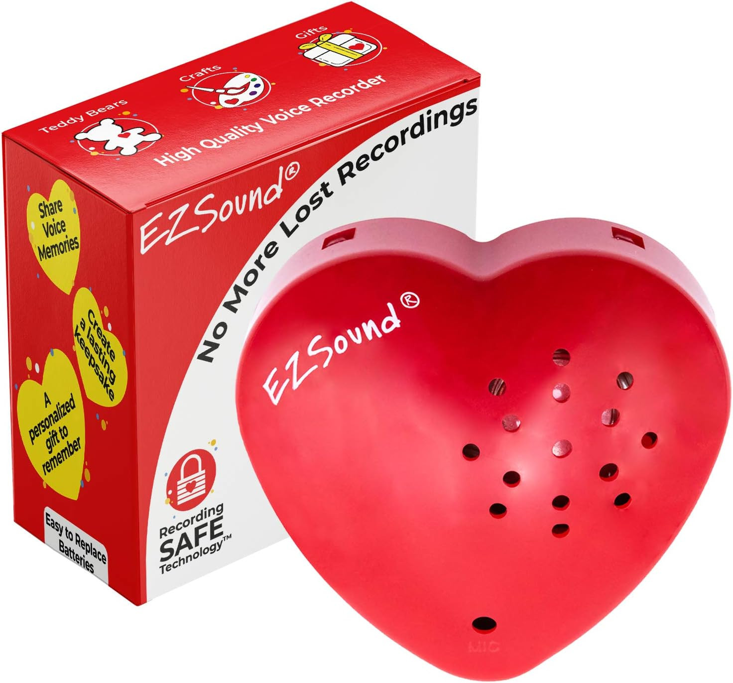 Teddy Bear Voice Recorder | 30 Sec Stuffed Animal Voice Reco