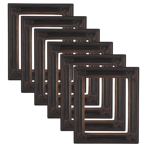 Museum Collection Gothic Frame Black Gold with Gold Liner 12"x16" - 6 Pack