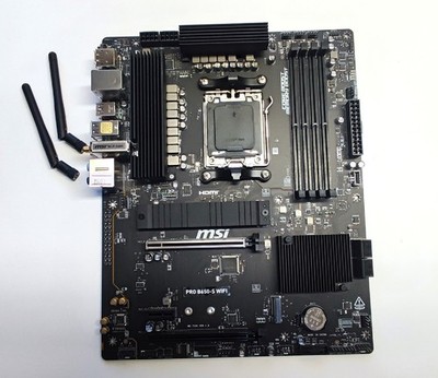 MSI PRO B650-S WIFI DDR5 AM5 ATX Mainboard PCIe 4.0 x16 M.2 Gen4 Wi-Fi 6E