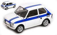 ModelCarGroup Fiat 126 1972 White/Blue 1:18