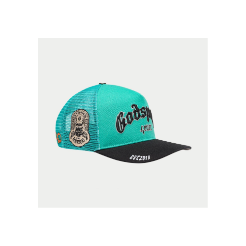Godspeed GS FOREVER TRUCKER HAT (TURQUOISE/BLACK) Authentic Brand