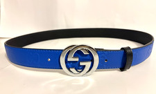 Gucci - CINTURA UOMO BLU - TAGLIA 38