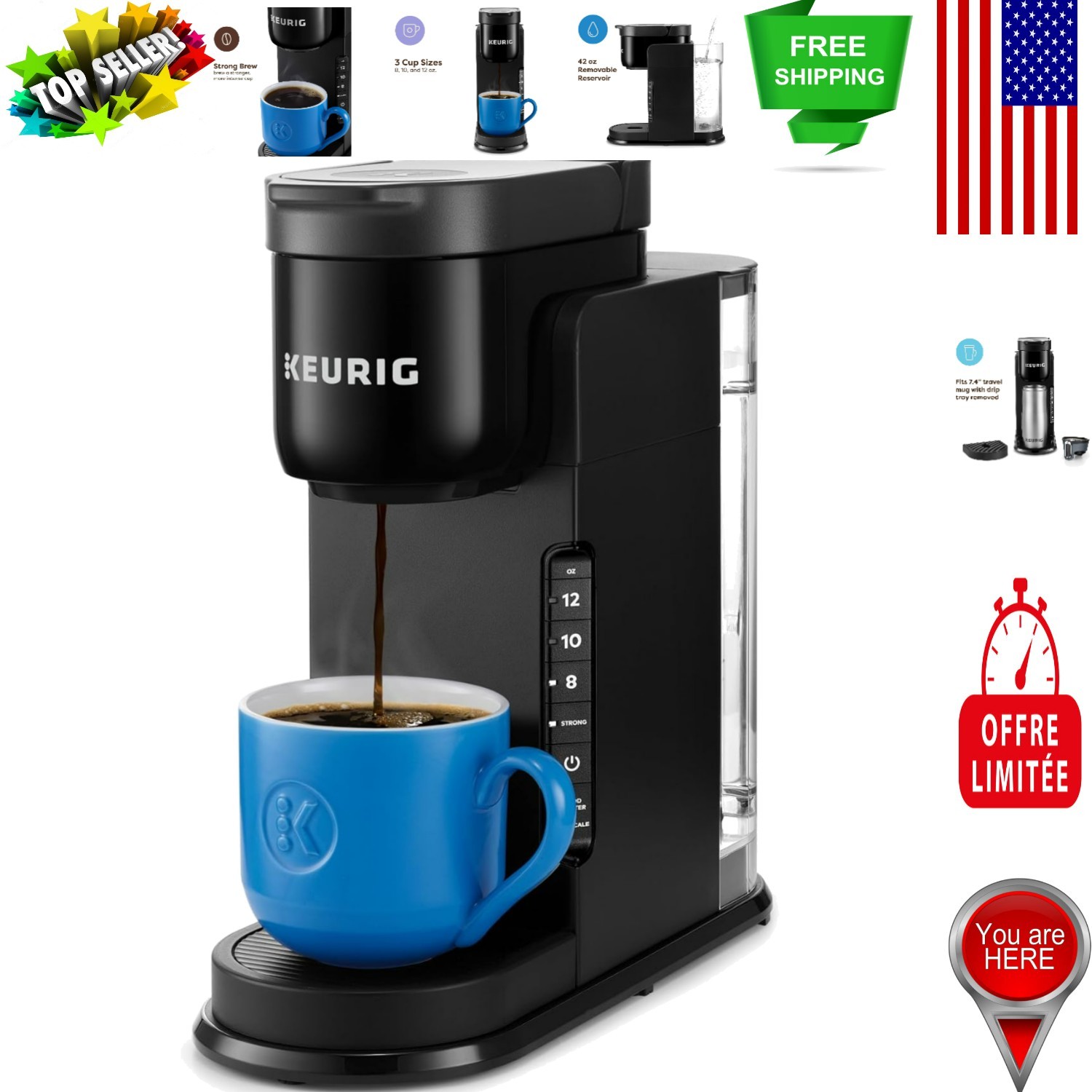 : Strong Brew & 42oz Capacity For Festive Cheers