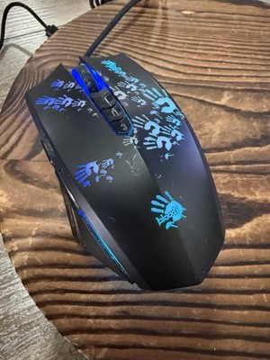 Bloody A60L Optical Gaming Mouse ~ W/ Light Strike LK Switch Scroll ~ Tested