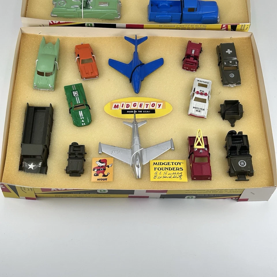 Midgetoy Collectable Series Set No. 2 Diecast Vehicle Very Nice Plane Train Auto - Image 2 of 4