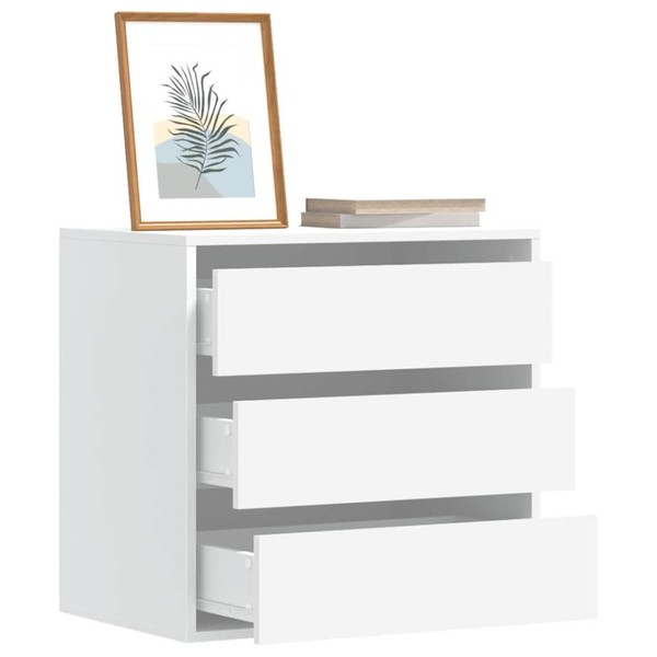 Kommode Weiß 60X41X58 Cm Holzwerkstoff-image
