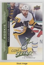 2018 Upper Deck MVP High Series Rookies Green Script Zach Aston-Reese READ df7