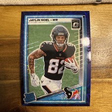2025 Panini Donruss Optic - Rated Rookie Jaylin Noel #241 Blue Glitter Prizm