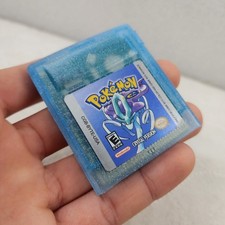 GBC Crystal Version Game Boy Color, English Cartridge Game Tested USA